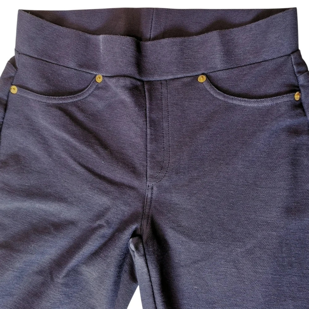 Michael Kors Stretch Pull On Slim Fit Blue Pants - Sz S - Picture 2 of 6